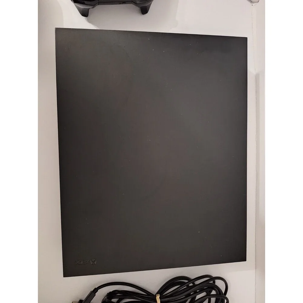 Microsoft Xbox One X Console 1TB 1787 BUNDLE 2 Controllers, Power Cords, 5 Games